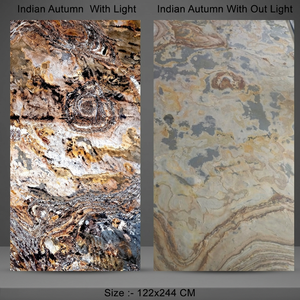 Revestimiento de Pared de Ágata Otoñal India 122x244 cm Panel Decorativo de Piedra Natural Contemporáneo - Product Image 4