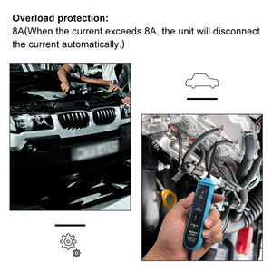 Testador de Circuito Elétrico Automotivo All-sun EM285, Ferramentas para Sistema Elétrico de Carro, Testador de Continuidade, Voltagem, Cabo, Lâmpada, Curto-Circuito e Abertura - Product Image 3