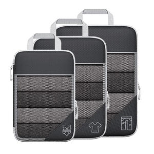 Estilo moderno al por mayor bolsas de viaje impermeables Kit cubos de embalaje y organizador de ropa bolsas de equipaje conjunto para viajes - Product Image 2