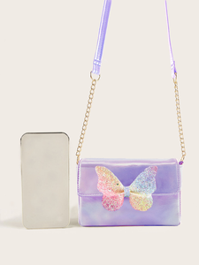 Custom Pu Women's Shoulder Bags Stadium Approved Waterproof <strong>Handbag</strong> for Travel Fashion <strong>Sequin</strong> Bow Crossbody Bags - Product Image 5