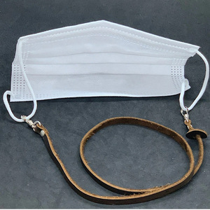 Sangle de masque en cuir, sangle pour lunettes, chaîne simple pour le cou, chaîne pour lunettes de sport, crochet pour masque - Product Image 4