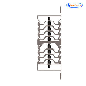 Deslizador de mesa de transformador de comedor extensible de extensión de sección múltiple exterior de aluminio - Product Image 4