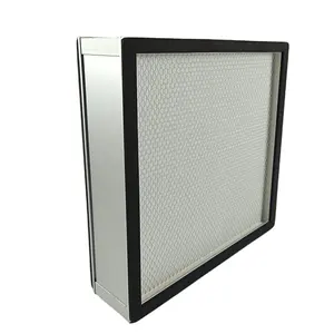 Filtro de aire Hepa de fibra de vidrio de ventilación HVAC de tamaño personalizado de fábrica calificada OEM