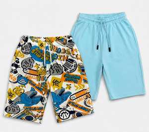 Shorts pour garçons Stockify de qualité supérieure avec 2 poches latérales et cordon réglable, shorts décontractés confortables pour enfants, pour la vente en gros - Product Image 3
