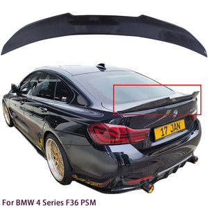For 4 Series F36 4Door Cran Coupe PSM Style Carbon Fiber <b>Rear</b> <b>Spoiler</b> Trunk Wing 2014-2019 - Product Image 1