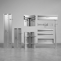 Système de coffrage en panneaux GETO en aluminium durable 6061-T6 avec design moderne, taille réglable et haute résistance