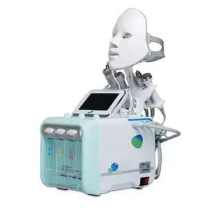 S.W. 2ème génération 7 en 1 jet d'oxygène peel machine faciale H2o2 hydra jet machine Blackhead Remover vide oxygène jet facial