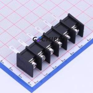 KF45H-9.5-6P Barrier Terminal Block Through hole Component (THT),P=9.5mm Connector Two Sides 9.5mm 1x6P Straight Pin - Product Image 1