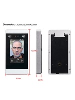 Cámara DE SEGURIDAD DE ACCESO Reconocimiento facial Software en la nube Sistema de control de acceso a la puerta Máquina DE ASISTENCIA DE TIEMPO