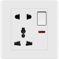 Nouveau design Interrupteur mural standard universel DC et prise de courant intelligente avec port USB et indicateur
