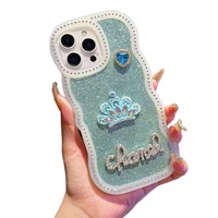 Coque de téléphone en silicone gel antichoc avec motif de couronne scintillante pour Tecno Spark Go 1 2 3 Spark 7/40 Pro Camon 50 Pro Diamond Big Wave