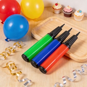 <b>Balloon</b> Pump Plastic Portable Air Inflator Durable Birthday Party Use - Product Image 1