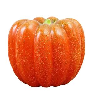 Ensemble de 7 citrouilles artificielles en mousse, décorations légères pour Halloween, Thanksgiving, la récolte, centre de table - Product Image 3