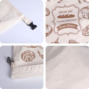 Bolsa Reutilizable para Pan con Forro de TPU de Grado Alimenticio, Lona de Algodón, Hebilla de Liberación Lateral, Bolsa para Guardar Pan y Baguettes, Ecológica y Conservadora - Product Image 3