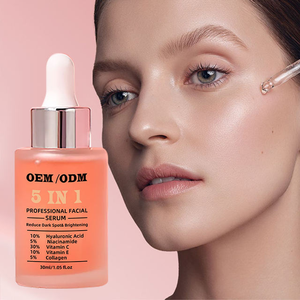 Sérum de Colágeno OEM 30ml para o Rosto 5 em 1 Hidratante Facial Nutritivo Clareador de Pele Sérum de Nicotinamida Anti-Manchas - Product Image 6