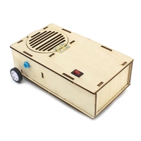 Kit de robot de nettoyage électronique en bois à monter soi-même OKYN-G5527 pour l'éducation STEM
