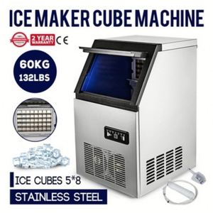 60kg <span class=keywords><strong>Ice</strong></span> Maker tự động rõ ràng <span class=keywords><strong>Ice</strong></span> <span class=keywords><strong>Cube</strong></span> Maker Máy làm - Product Image 3