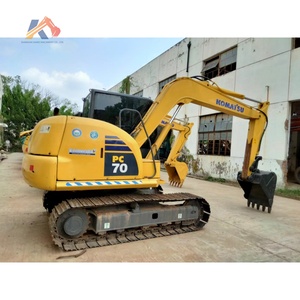 Excavadora Usada Komatsu PC70 de 7 Toneladas de Segunda Mano de Buena Calidad, Modelo Popular Japonés en Buen Estado, Disponible en Stock - Product Image 1