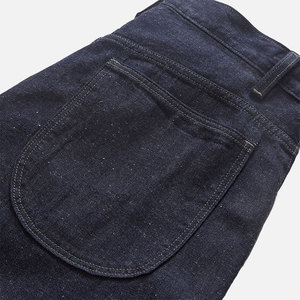 <span class=keywords><strong>Jeans</strong></span> in Denim Grezzo Selvedge Blu Scuro di Alta Qualità per Uomo, Gamba Larga Oversize <span class=keywords><strong>con</strong></span> Grandi Tasche - Product Image 3