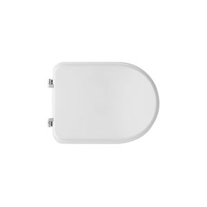 Copriwater Moderno Quadrato per Flaminia Relax 2 Vase, Sgancio Rapido, Chiusura Ammortizzata, Bidet Elettronico in Materiale PP per Bagno - Product Image 1