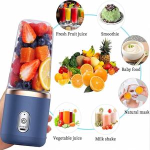 400ml USB Rechargeable Electric Personal Mini Portable Blender Stainless Steel Blade Dishwasher Safe Semi-Automatic Fresh - Product Image 3