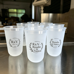 10oz 8oz OEM Custom Logo PP Injection Molding Stadium Frosted <b>Cup</b> for Stadium <b>Cups</b> <b>Plastic</b> Beer Wedding Party Event Drinking <b>Cup</b> - Product Image 1