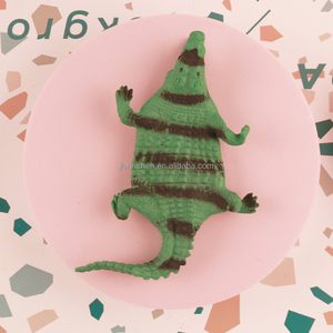 Venta al por mayor descompresión Squeeze Wildworld Animal Stretch Toys figura suave <span class=keywords><strong>cocodrilo</strong></span> lleno de arena para niños - Product Image 3