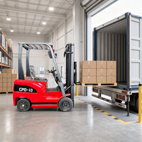 Chariot élévateur électrique compact 1 tonne, haute efficacité, portable, pour entrepôt, batterie Euro 5 CE EPA - Vente chaude usine