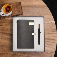 Ensemble cadeau de carnet A5 avec couverture en papier personnalisée, stylo, planificateur d'affaires, organisateur