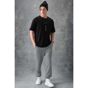 T-shirt oversize pour homme Tommylife, 100% coton, imprimé, manches courtes, jersey doux, coupe ajustée - Product Image 6