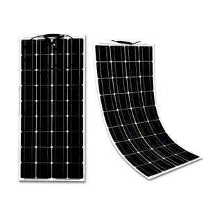 유연한 태양 전지 패널 100 와트 광전지 패널 태양 유연한 100 와트 160 와트 캐러밴
