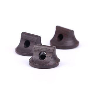 Puente de violín de ébano negro, piezas de instrumentos de cuerda duraderas sin recubrimiento - Product Image 1