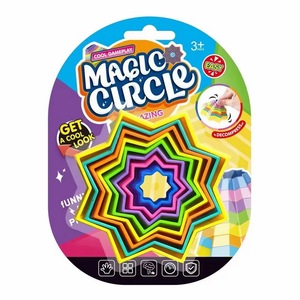 Nuovo Design Decorazione Stella Cadente Gioco Educativo Sensoriale a Otto Quadrati Giocattolo Antistress Cerchio Magico Puzzle Stella Magica 3D - Product Image 4