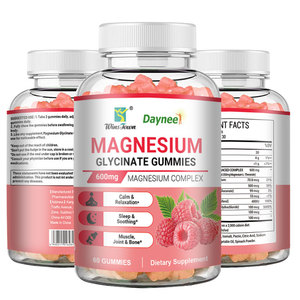 Winstown Magnesium Sleep Gummies 600mg 60 Comprimés Complément Alimentaire pour le Sommeil Améliore la Mémoire Formule Végétalienne pour Adultes Gommes - Product Image 1