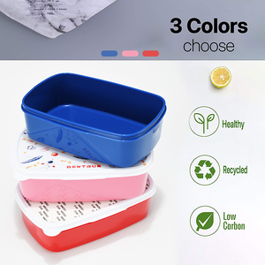 Aohea Biểu Tượng Tùy Chỉnh Trống Hộp Ăn Trưa Bento Trưa <span class=keywords><strong>Yiwu</strong></span> Thăng Hoa Nhựa Hộp Ăn Trưa - Product Image 4