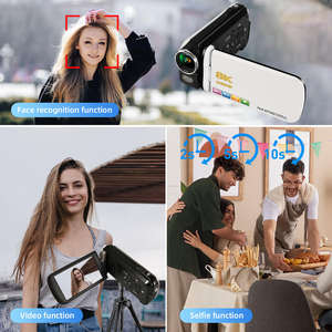 Cámaras de Video Portátiles, Videocámara 8K con Zoom Digital 18X, Pantalla Táctil IPS de 2.4 Pulgadas, con Captura Facial y Cámara de Belleza Facial - Product Image 5