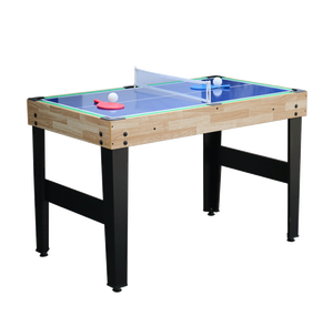 Hochwertiger 10-in-1 Multifunktions-Spieltisch für Zuhause und Familienfeiern: Tischfußball, Billard, Pool, Tischtennis, Airhockey, Schach, Bowling - Product Image 1