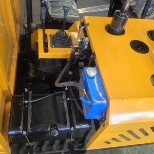 Transportador de orugas diésel de alta capacidad de carga para terrenos accidentados, transporte de mercancías, certificado CE, estructura duradera - Product Image 4