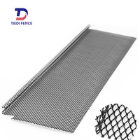 Protection de gouttière en maille anti-feuilles, Protection de gouttière en maille pour toit, Protection de gouttière en aluminium