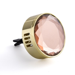 Crystal Customized Logo Gold Plated Air Fresher Custom Scent <b>Car</b> <b>Diffuser</b> - Product Image 5