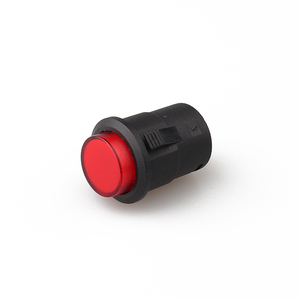 PBS-450K Interruptor de botão de travamento automático 2 saídas Red Brass 3A 250V entrega rápida para eletrodomésticos - Product Image 1