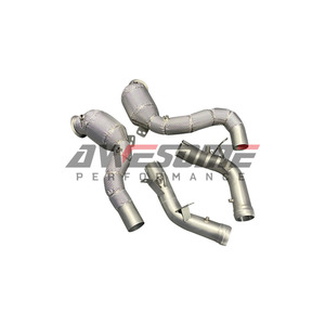 Impresionante Tubo de Escape Deportivo con Catalizador para E63 E63S <span class=keywords><strong>AMG</strong></span> M177 2020+ con OPF Compatible con GT63 4 Puertas EURO con Protector Térmico - Product Image 5