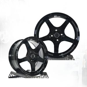 Ruedas de Aleación de Aluminio 3R de 17x7.5 Pulgadas, Color Negro Brillante, Multirradio, JDM ADVAN GT 4H100 ET38 03248-V3, Exportación desde Malasia - Product Image 6