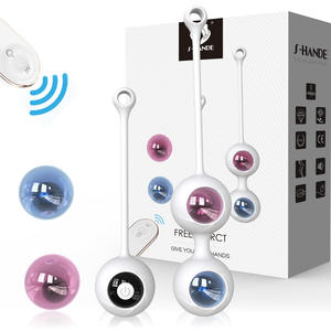 ชุดลูกบอล Kegel แบบสั่นควบคุมระยะไกลห้าชิ้นไข่ดัมเบลช่องคลอดเครื่องฝึกกล้ามเนื้ออุ้งเชิงกรานสำหรับผู้ใหญ่ - Product Image 1