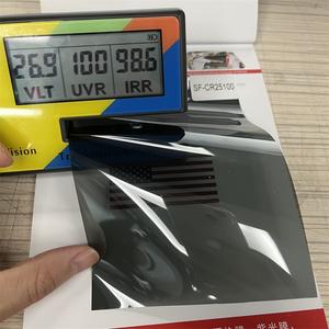 IRR 97% Bloqueo Uv Nano Cerámica 3Mil Película de ventana de seguridad 2017 Rechazo de calor solar 1,52*30M Azul claro Vlt60 % Tinte de seguridad - Product Image 4
