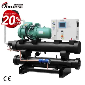 High Effective Cooling Capacity Semi-Hermetic Compressors Water Cooled Screw Chiller For Injection Molding