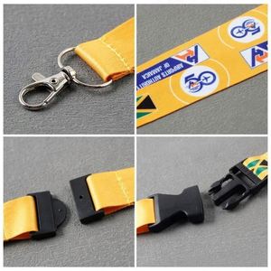 Hot Selling Custom <b>Polyester</b> <b>Lanyard</b> with Offset Printing Washable Neck Strap & Keychain for Promotional Use - Product Image 3