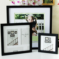 Marco de Fotos Personalizado HuaJia, Madera MDF, Tamaños 4x6'', 5x7'', A4, Rectangular, Cristal Natural, Decoración para el Hogar, Moderno, Resistente y Ligero