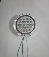 Lampu Belakang Truk LED Bulat 4 Inci Tahan Air, Lampu Rem, Sein, dan Mundur dengan Cincin Krom Stainless Steel untuk Trailer
