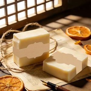 Étiquettes en papier kraft brun vierges pour savon, autocollants DIY pour savon fait maison, pour la décoration des emballages de savon artisanal - Product Image 6